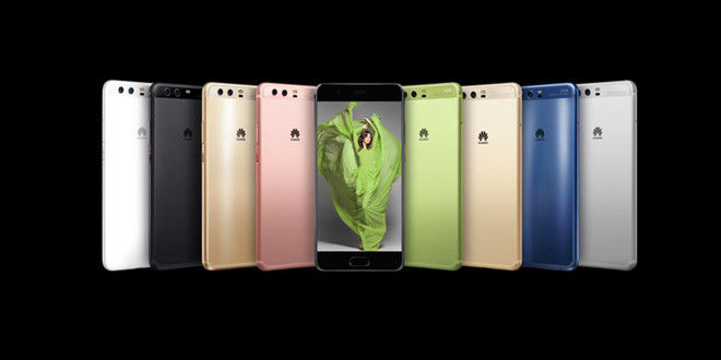 Huawei P10 và P10 Plus có 8 màu sắc để người dùng lựa chọn. Ảnh: Pakorbit.