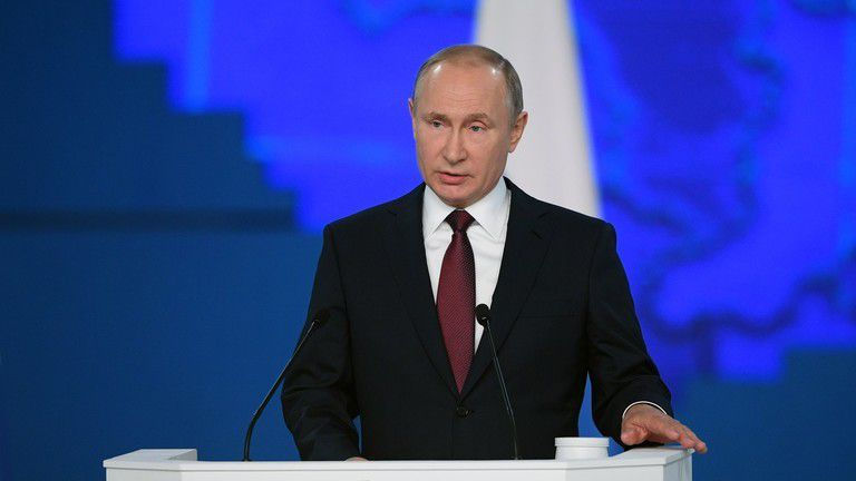 Tổng thống Putin đọc thông điệp Liên bang ngày 20/2.