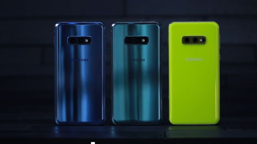 3 màu sắc khác nhau của Galaxy S10.