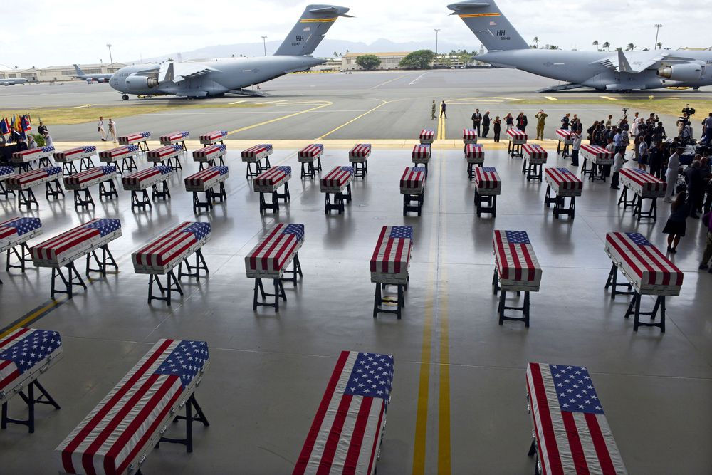 Triều Tiên trao trả các hài cốt của các binh sỹ Mỹ tử trận ở chiến tranh Triều Tiên.