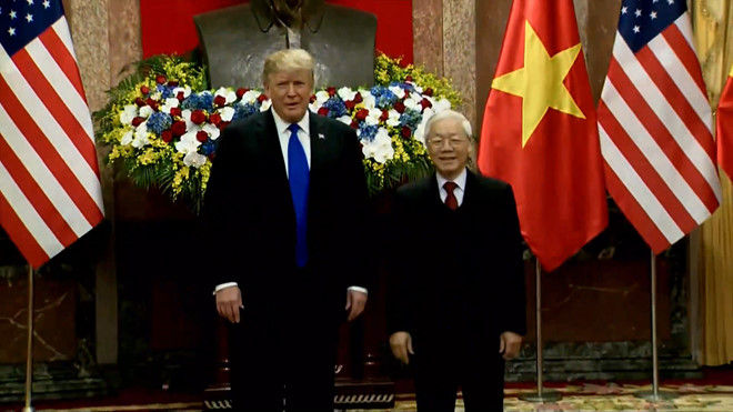 Tổng thống Donald Trump gặp Tổng bí thư Nguyễn Phú Trọng  