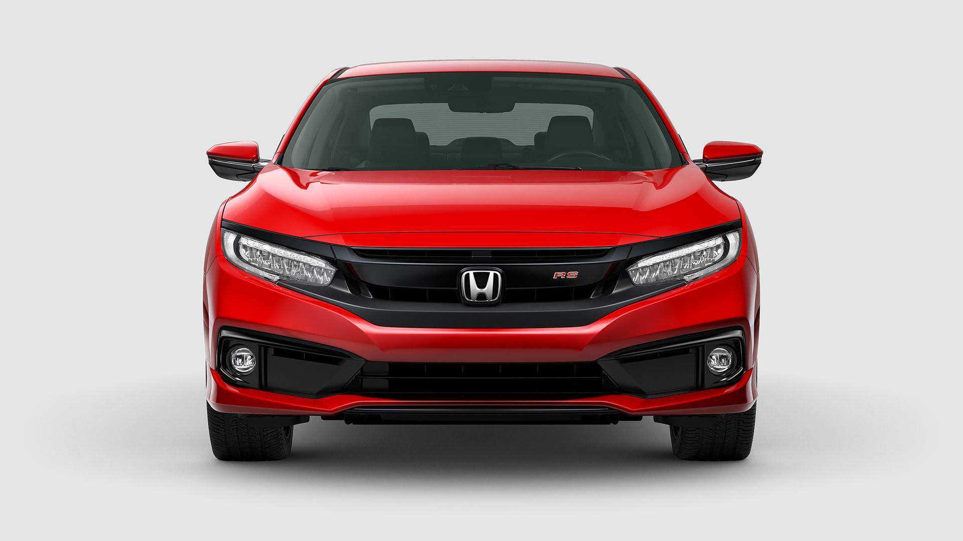 Phần đầu xe Honda Civic RS.