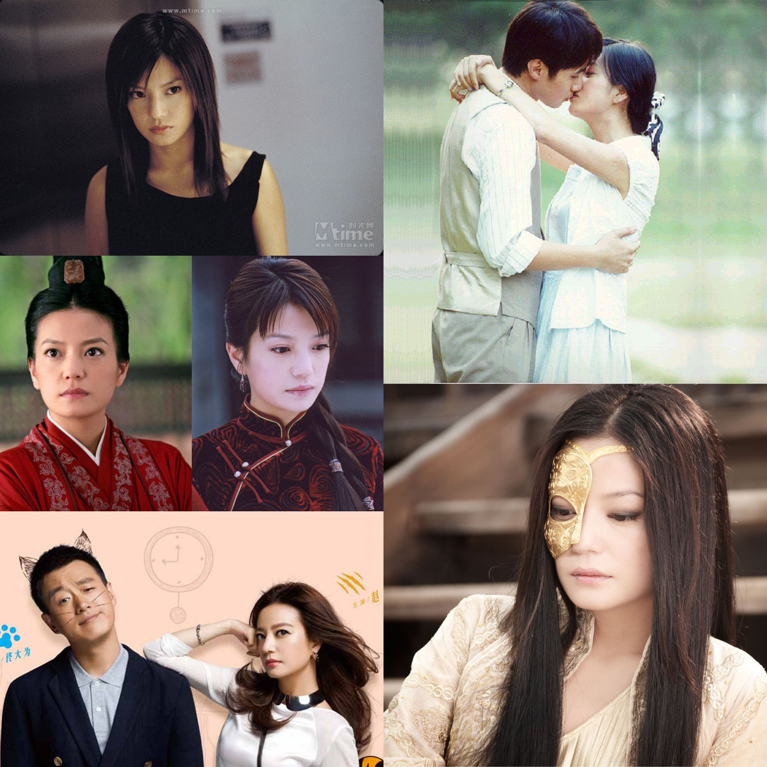 Các vai diễn ấn tượng đánh dấu bước tiến trong diễn xuất của Triệu Vy. 