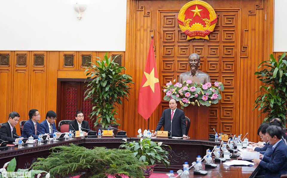 Thủ tướng Nguyễn Xuân Phúc đã chủ trì cuộc họp.