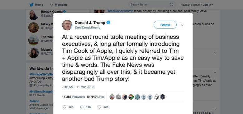 Vì sao Tổng thống Mỹ gọi Tim Cook là “Tim Apple”?