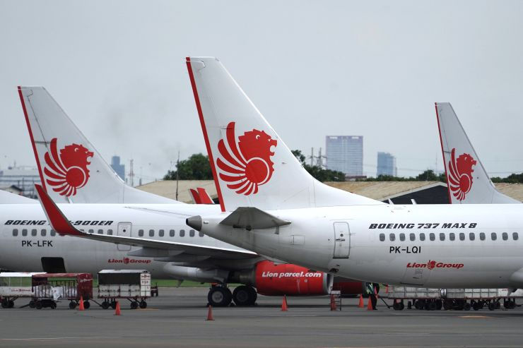 Máy bay Boeing 737 Max 8 của Lion Air.