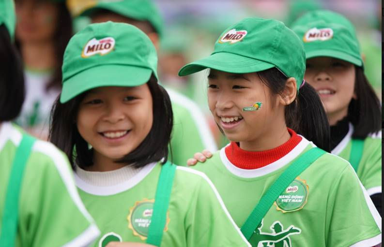 Nestlé Milo hiện diện tại rất nhiều trường học trên khắp mọi miền của Việt Nam.