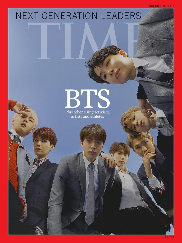 BTS trên bìa tạp chí TIME.