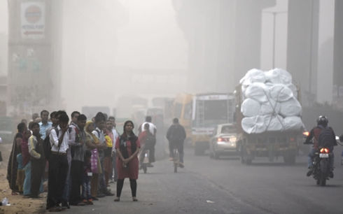 Theo Tổ chức Y tế Thế giới (WHO), Ấn Độ có 9 thành phố được liệt kê trong danh sách 10 thành phố ô nhiễm nhất thế giới, trong đó có thủ đô New Delhi. (Ảnh Getty Images)