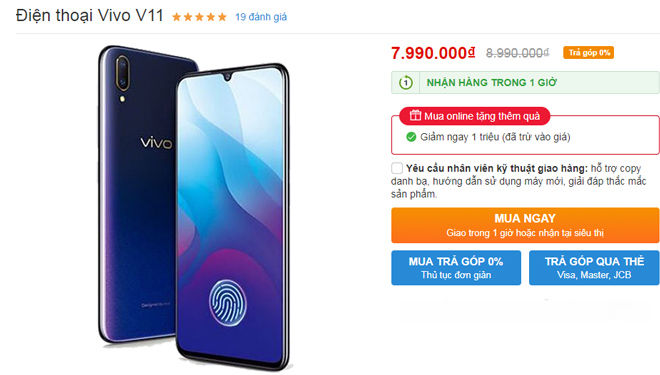 Top smartphone giảm giá “sốc” nhất tháng 04/2019