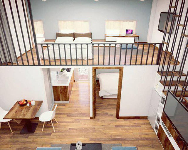 Nhà cấp 4 có gác lửng - giải pháp cho căn hộ có diện tích nhỏ, hẹp