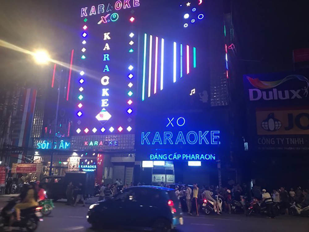   Karaoke XO hoành tráng mà Phúc XO tự nhận là chủ.   