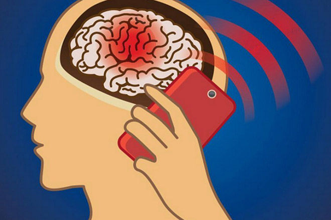 Bức xạ điện thoại có thể ảnh hưởng đến não 