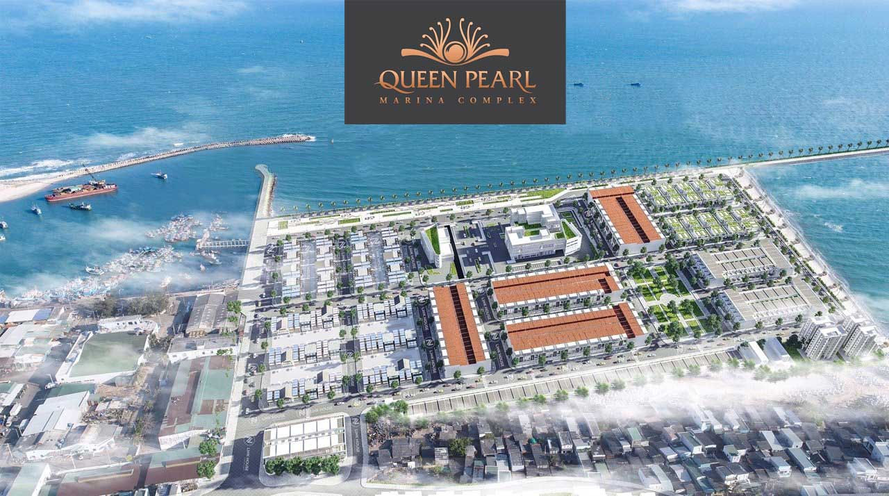 Phối cảnh dự án Queen Pearl Marina Complex.