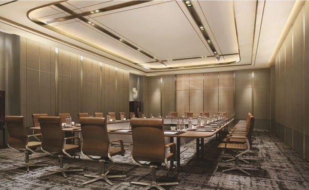 Hệ thống 7 phòng họp trang bị hiện đại, xứng tầm các cuộc hội đàm toàn cầu.