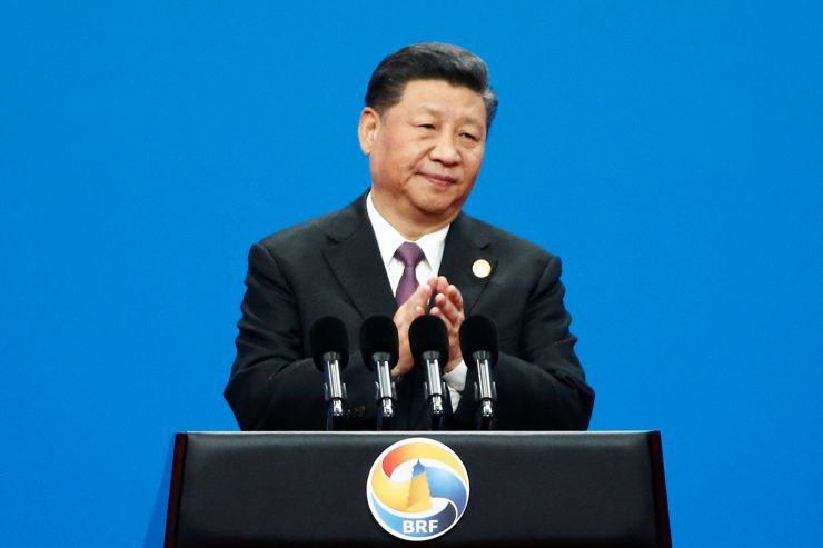 Chủ tịch Trung Quốc Tập Cận Bình tại Diễn đàn Vành đai và Con đường lần thứ 2 tại Bắc Kinh, Trung Quốc ngày 26/4/2019.
