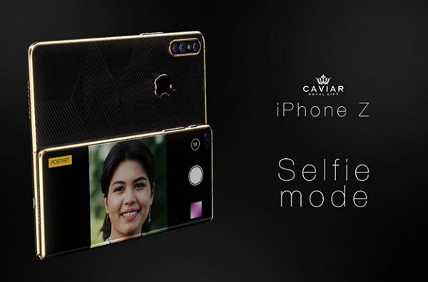 Trong chế độ chụp selfie camera chính của iPhone Z sẽ trở thành camera selfie.