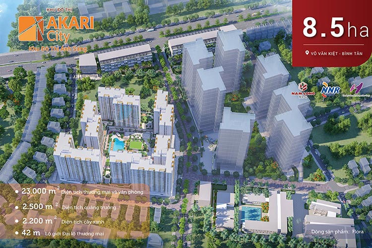  Phối cảnh dự án Akari City Bình Tân.