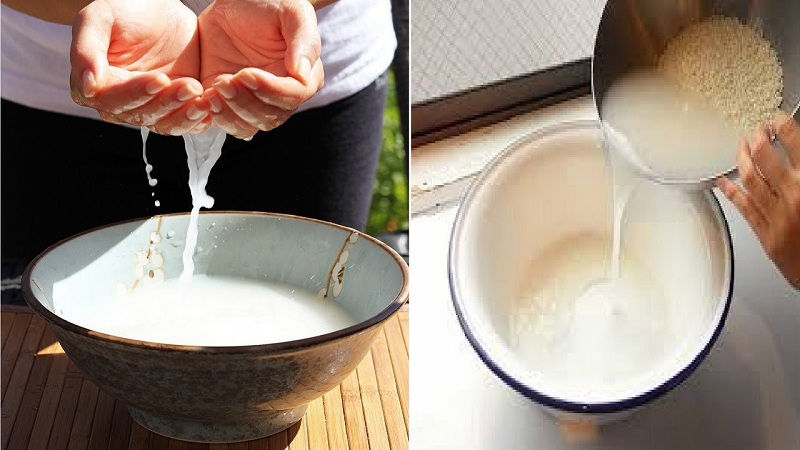 Từ xa xưa, phụ nữ Trung Quốc đã sử dụng gạo để dưỡng da. Họ ngâm gạo trong nước cho đến khi nước chuyển màu trắng sữa rồi nhúng bông vào dung dịch này sau đó nhẹ nhàng thấm đều lên da mặt. Hàm lượng vitamin B dồi dào trong gạo giúp làm trắng da, duy trì độ mềm mịn.