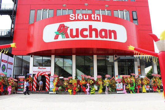   Phần lớn cửa hàng Auchan tại Việt Nam sẽ đóng cửa ngừng hoạt động từ đầu tháng 6.  