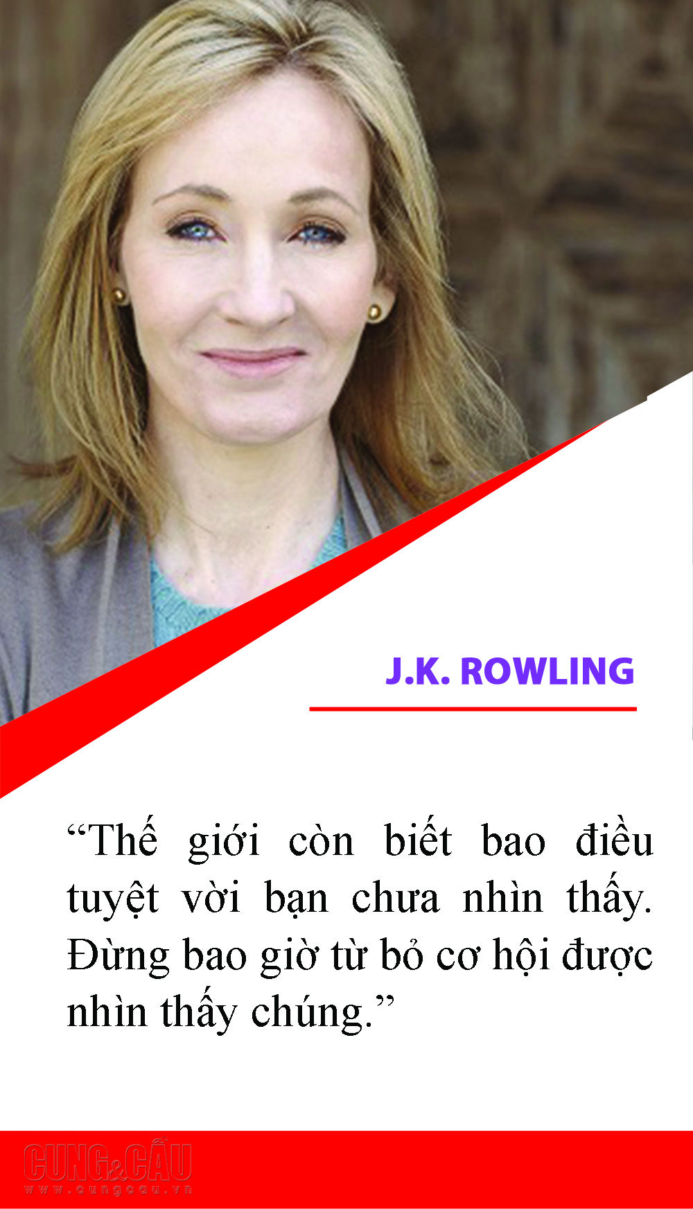 7 câu nói truyền cảm hứng của nhà văn J.K. Rowling, tác giả Harry Potter