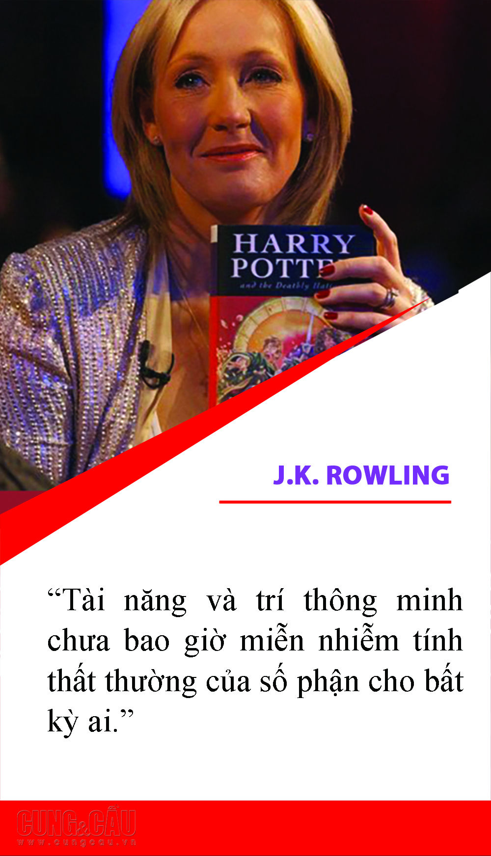 7 câu nói truyền cảm hứng của nhà văn J.K. Rowling, tác giả Harry Potter