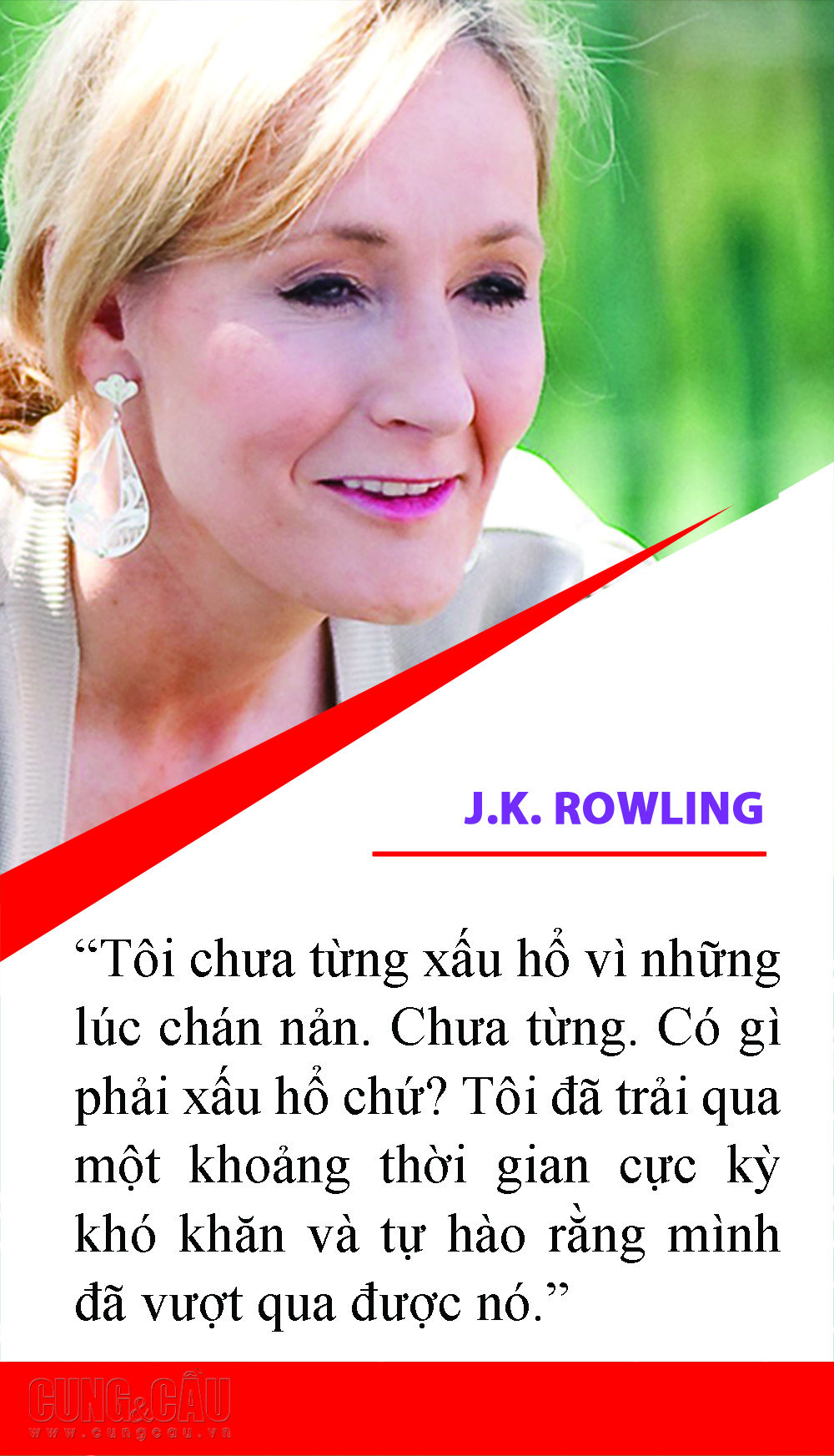 7 câu nói truyền cảm hứng của nhà văn J.K. Rowling, tác giả Harry Potter