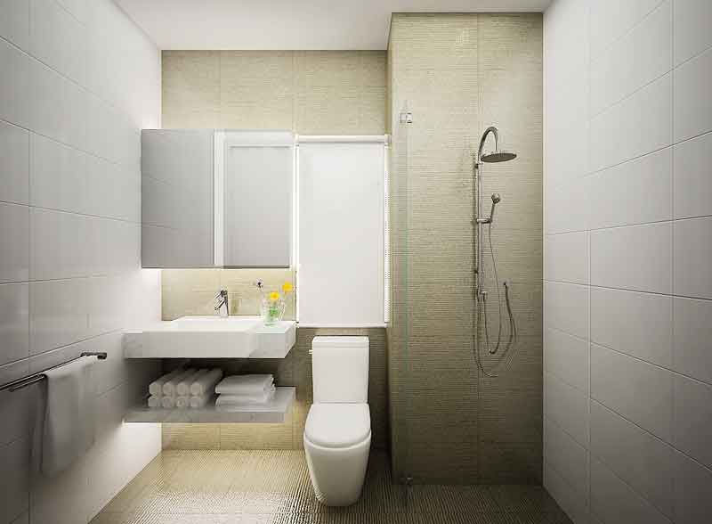 Phòng tắm hiện đại tại dự án căn hộ Celadon City quận Tân Phú.