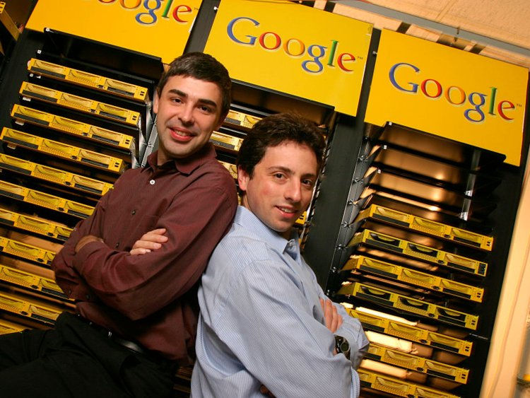 Cặp đồng sáng lập Google, Larry Page & Sergey Brin