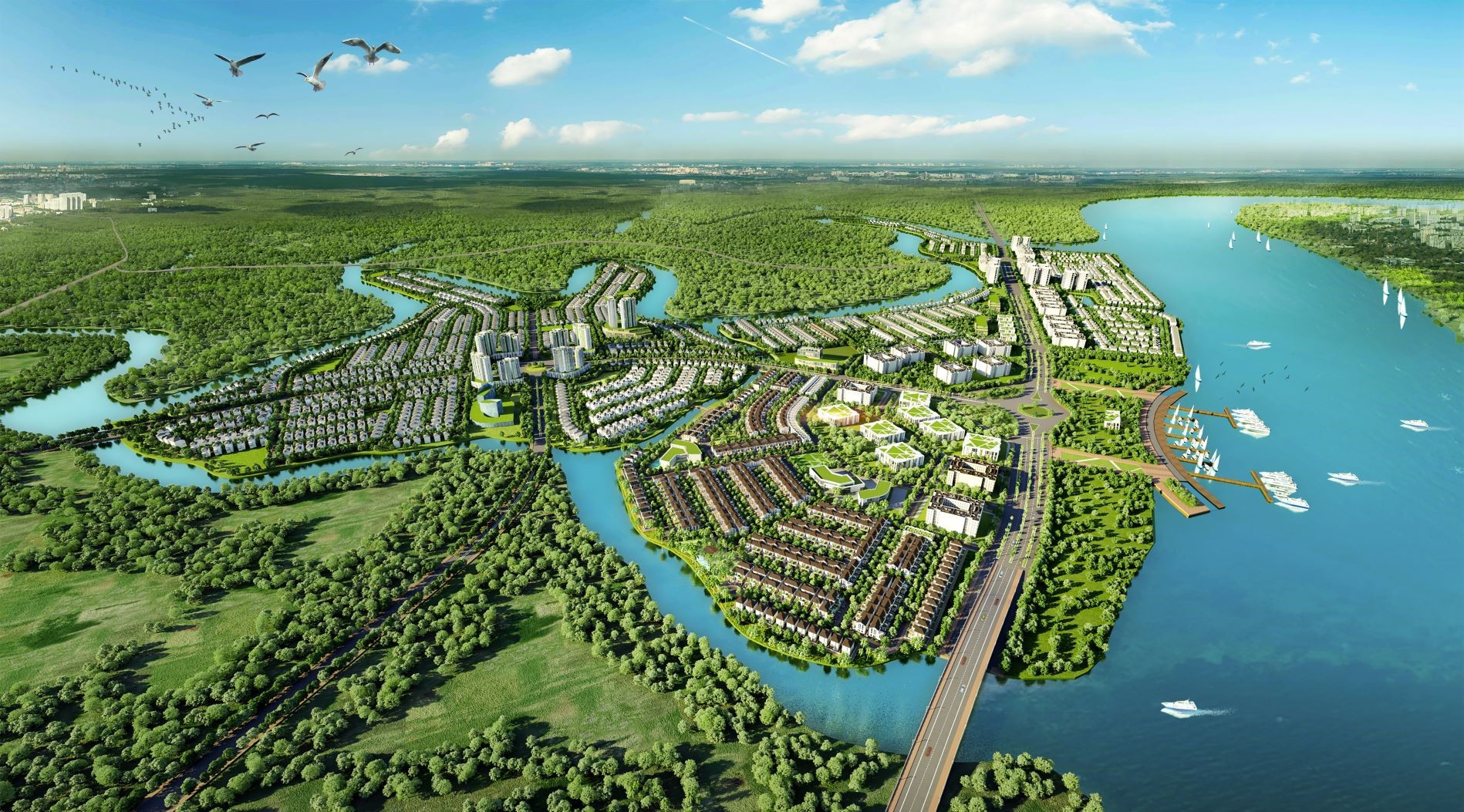   Khu đô thị sinh thái Aqua City (Đồng Nai).  