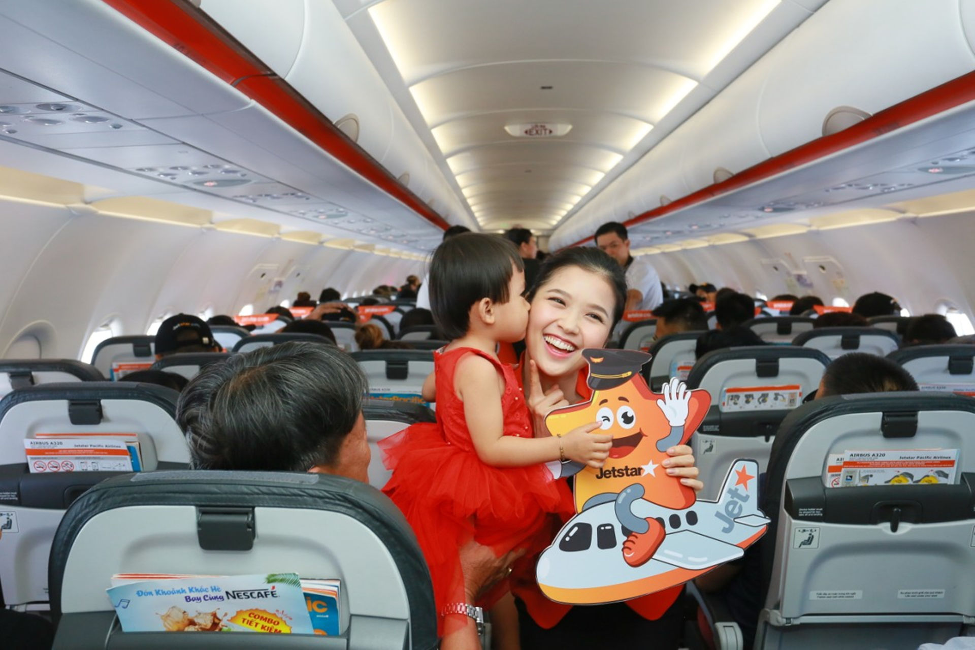 Hành khách trên máy bay Jetstar Pacific