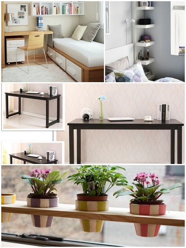 Lựa chọn đồ nội thất và trang trí phòng trọ đơn giản, phù hợp không gian.