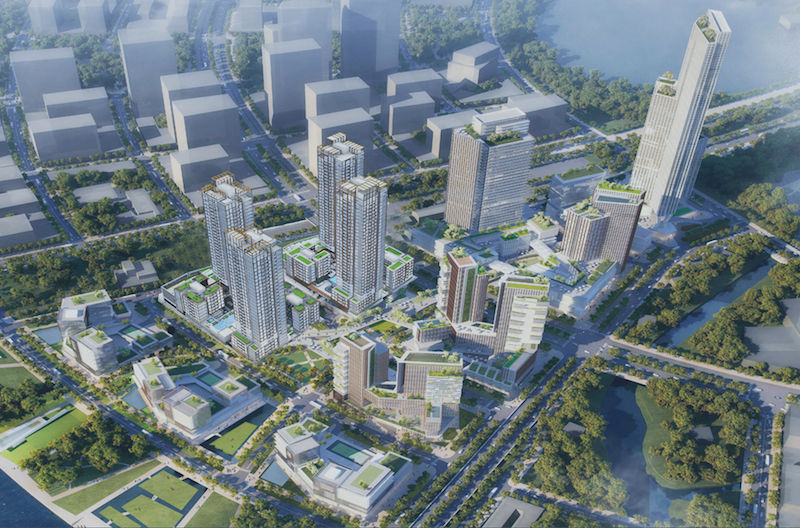 Dự án Empire City đang được rao bán với mức giá 6.000-11.000 USD/m2. 