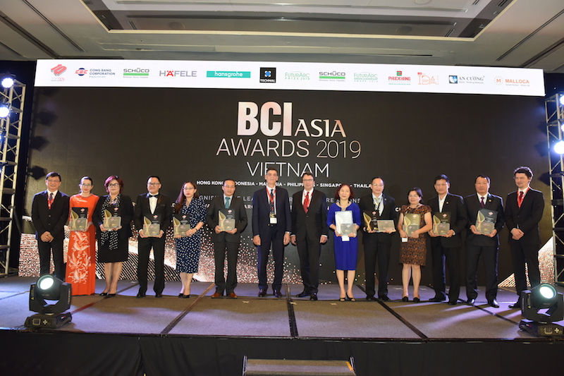   BCI Asia Award vinh danh top 10 chủ đầu tư hàng đầu Việt Nam 2019.  