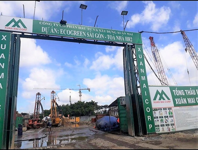 Xuân Mai Corp đang bán lúa non ở dự án Eco Green Sài Gòn.
