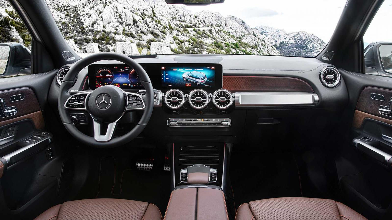 Khoang lái của Mercedes-Benz GLB 2020