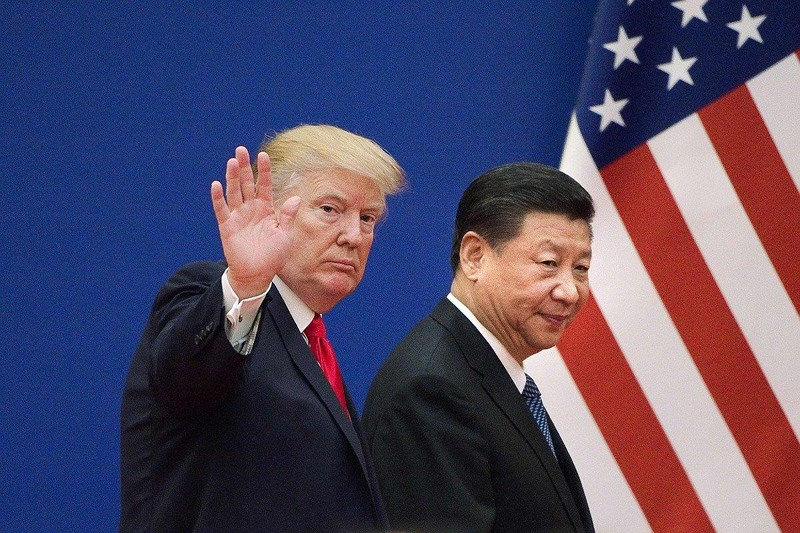 Tổng thống Mỹ Donald Trump (trái) và Chủ tịch Trung Quốc Tập Cận Bình. Ảnh: AFP.
