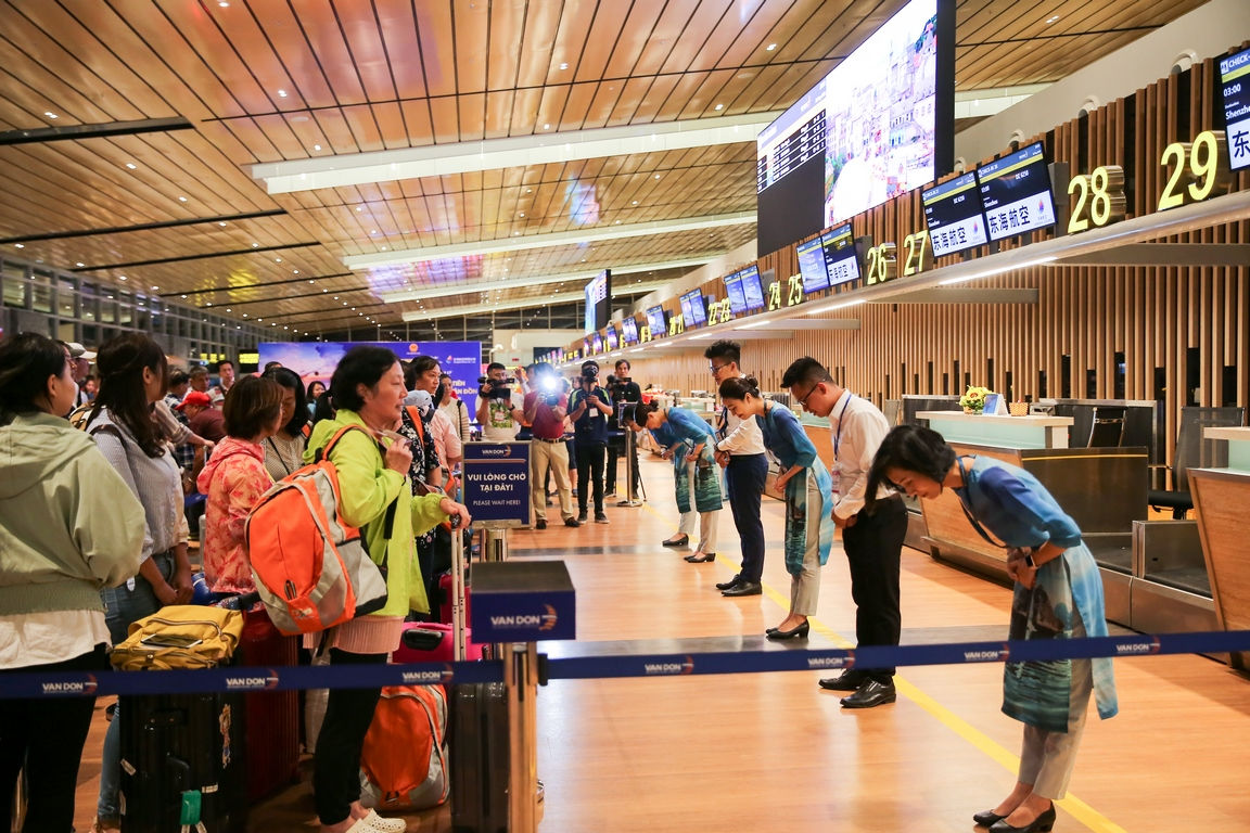 Sân bay Vân Đồn phục vụ các chặng bay quốc tế