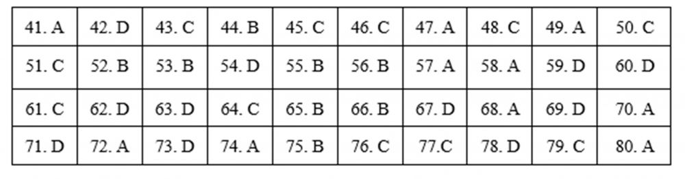 Đáp án 24 mã đề môn Địa lý kỳ thi THPT Quốc gia 2019 của Bộ GDĐT