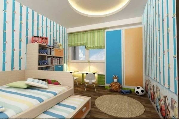 Thiết kế phòng ngủ cho bé trai với phong cách phim hoạt hình ngộ nghĩnh