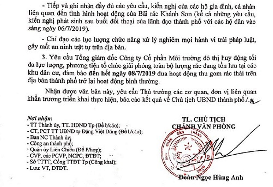 Huy động cảnh sát cơ động, Đà Nẵng 