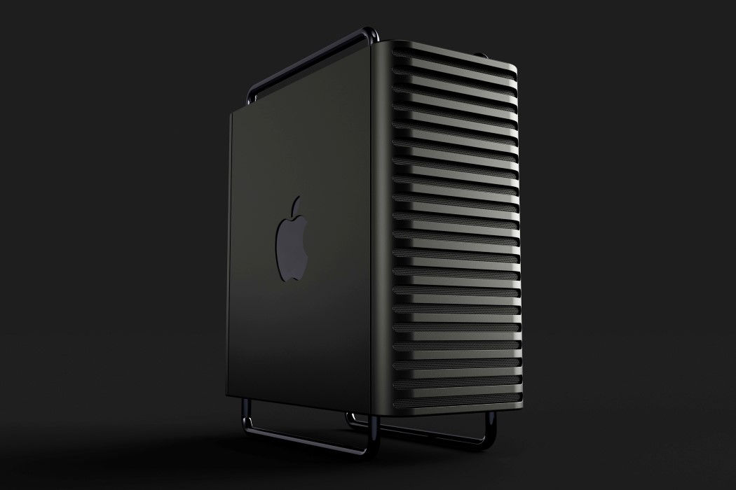 Ngắm concept Mac Pro 2020 với lưới tản nhiệt đen sang trọng