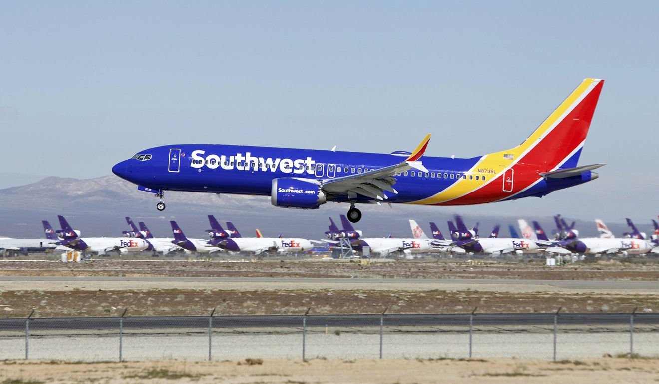 Boeing 737 MAX của hãng hàng không Southwest Airlines.