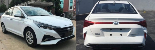  Hình ảnh rò rỉ của Hyundai Accent 2020 tại Trung Quốc