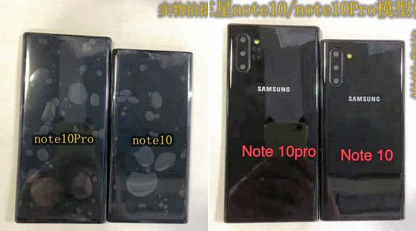Ảnh thực tế bộ đôi Galaxy Note 10 và Note 10  trước ngày ra mắt