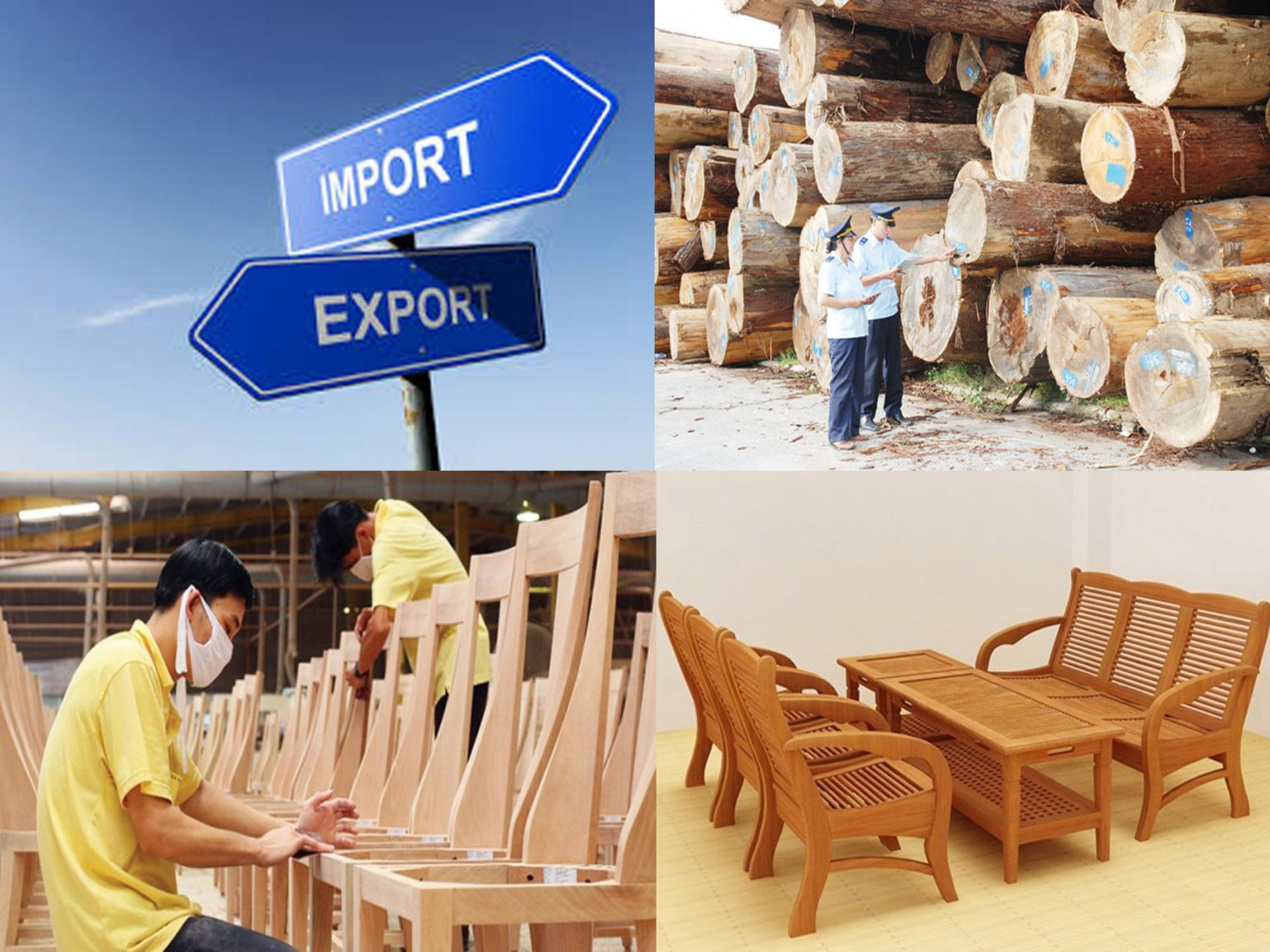 Nhập khẩu gỗ từ Việt Nam sang Đức và Đài Loan tăng mạnh 