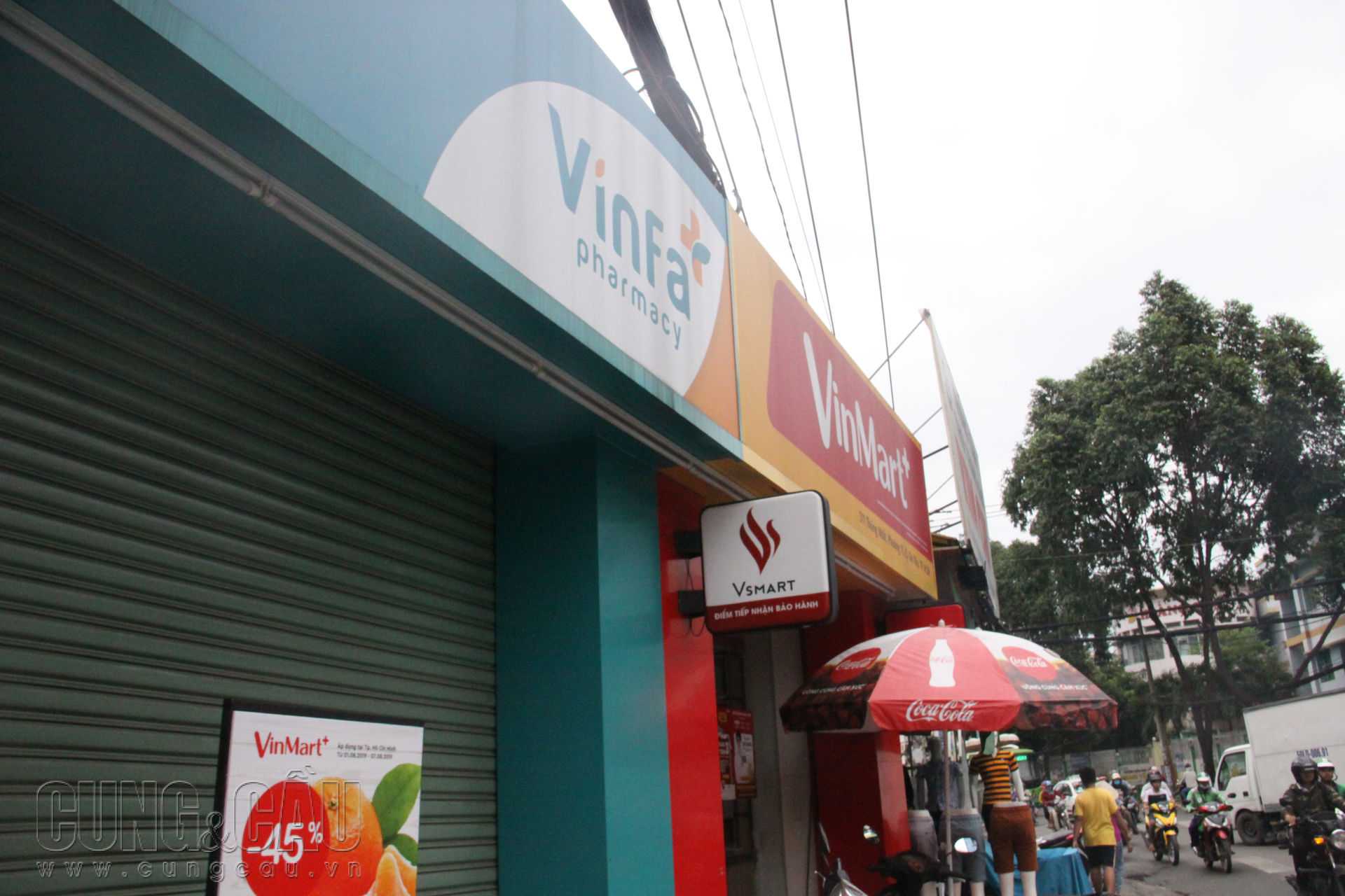 VinFa đang tận dụng diện tích của cửa hàng tiện lợi VinMart 