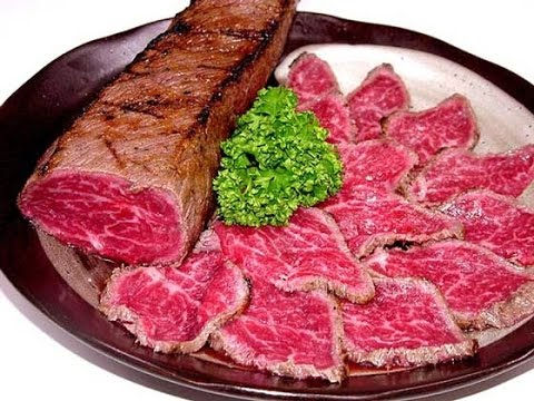   Beefsteak bò Kobe.  