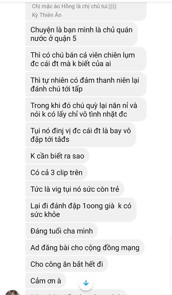 Nhóm thanh niên hành hung người bán cá viên chiên vì nghi ngờ ăn cắp điện thoại, khiến dân mạng bức xúc