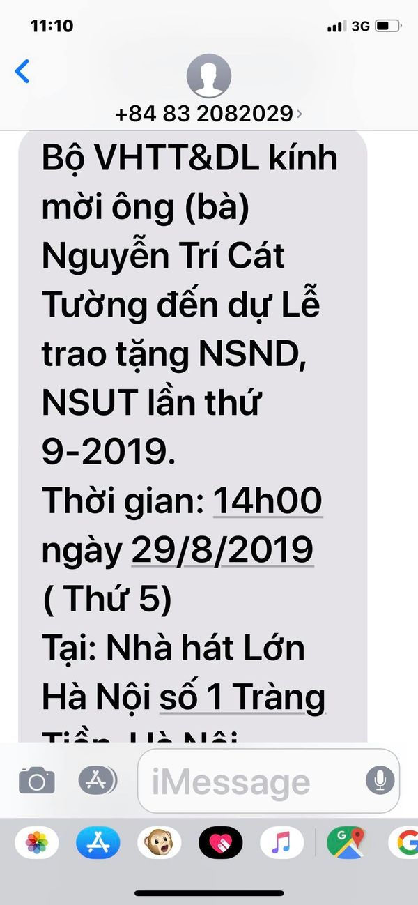 MC Cát Tường bất ngờ nhận danh hiệu Nghệ sỹ Ưu tú sau 23 năm cống hiến cho nghệ thuật